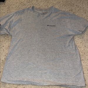 Columbia Men's Light Gray Short Sleeve Tee